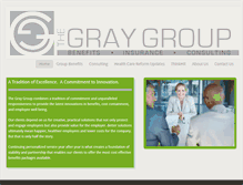 Tablet Screenshot of gray-group.com